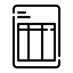 data line icon