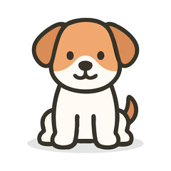 Cute Dog Vector Design