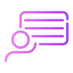 presentation gradient icon