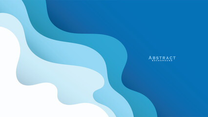 Abstract blue and white vector background, Design for prints, posters, cards, etc. Vector.	