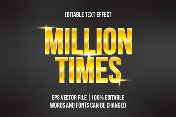 Editable Golden Font Effect for Poster or Branding