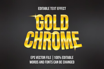 Editable Golden Font Effect for Poster or Branding