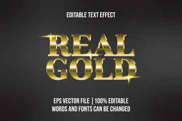 Editable Golden Font Effect for Poster or Branding