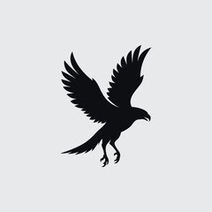 Fototapeta premium Majestic Eagle Silhouette A Powerful Symbol of Freedom and Soaring Heights