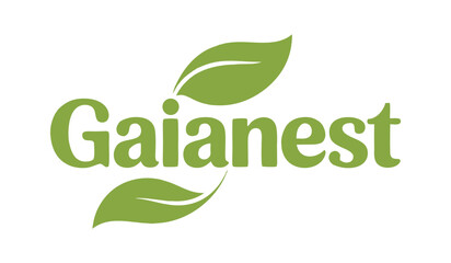 GaiaNest logo featuring green leaves and text.