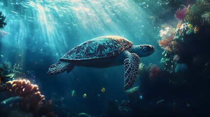 Fototapeta premium sea ​​turtle