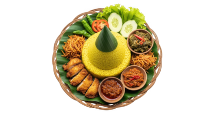 Indonesian Nasi Tumpeng PNG Image Collection for Your Design Needs
