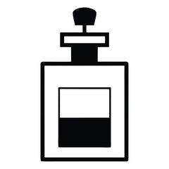 Classic Perfume Bottle Vector Icon