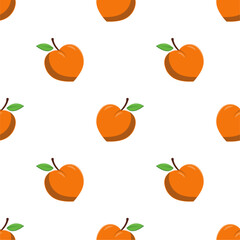 Seamless pattern with peaches for banners, cards, flyers, social media wallpapers, etc.
