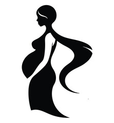  Pregnant Woman Silhouette

