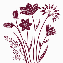 pink flower background