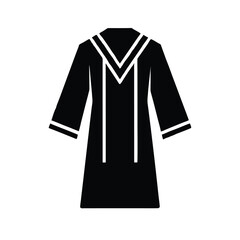 black jacket isolated on white background