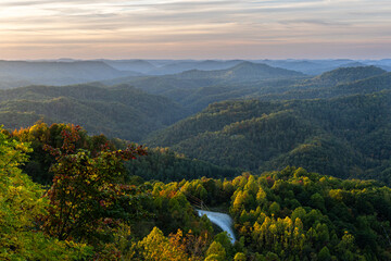 Sunrise over Mountains