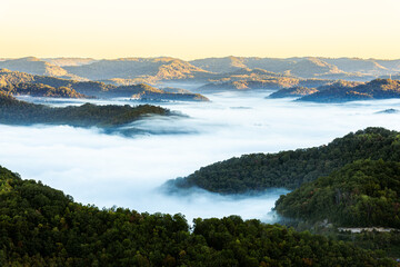 Sunrise over Mountains