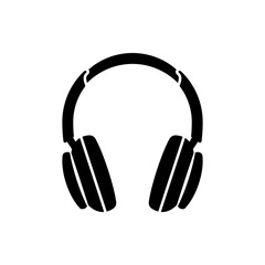 Headphone icon. Earphones sign or logo. Music, DJ symbol. Vector illustration.