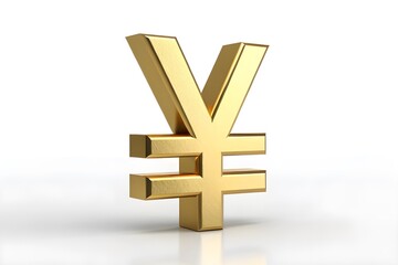 Obraz premium Golden currency symbols: shiny 3D icons representing yen, pound, and other financial exchange market wealth