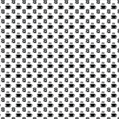 Coffee cafe seamless pattern