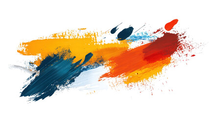 Artistic tapas bar menu with abstract paint stroke accents Transparent background, PNG file