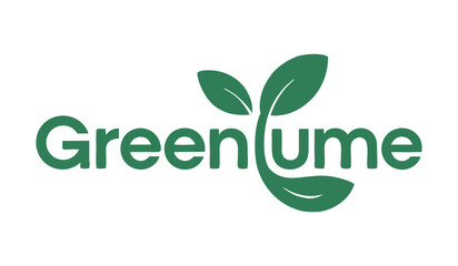 Greenlume logo featuring leaves and text