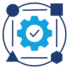 Adaptation Flat Blue Icon