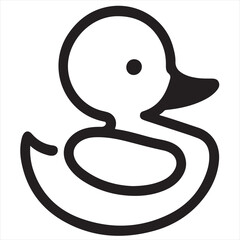 Sleek Silhouette Duck Logo Design: High-Quality Vector Art for Minimalist Branding, Professional Logos, and Modern Digital Projects