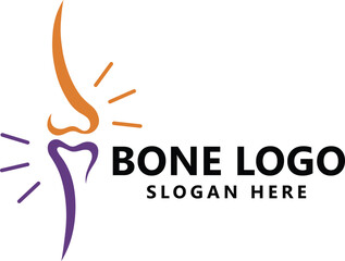 Bone logo icon vector design