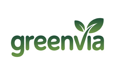 GreenVia logo, featuring a simple, eco-friendly design.
