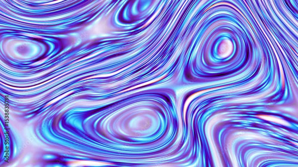 Poster colorful abstract animated background. the movement of a transparent multi-colored glass surface. ac