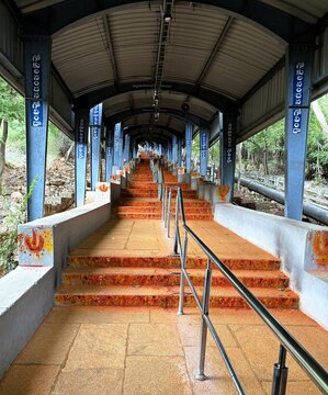 Sacred Stairway Srivari Mettu Path to Tirumala Temple