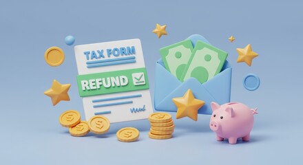 Tax Refund Time: Form, Money, Savings!