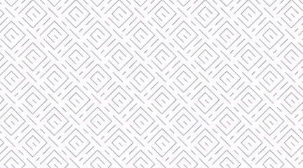 Abstract Labyrinth Geometric Line Art Pattern