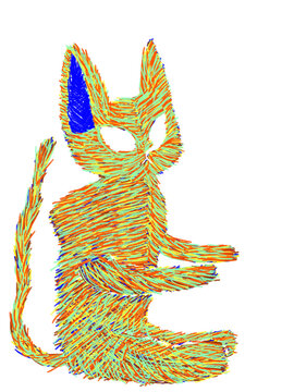 Colorful Cat 3