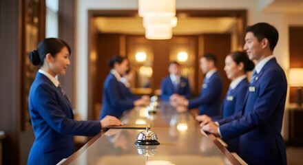 Hotel Concierge Team Welcomes Guests, Providing Exceptional Service and Creating Memorable Experiences for Travelers Seeking Luxury and Comfort