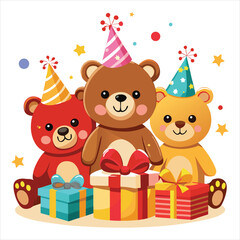 Colorful abstract vector design with geometric shapes