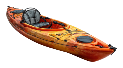 Kayaking adventure on a serene lake outdoor activity water sports tranquil environment cut out png