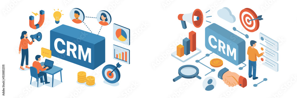 Poster CRM software solutions streamline customer interactions and enhance business productivity through organized data management and communication tools
