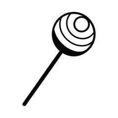lollipop isolated on white background