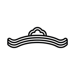 vector illustration of a yacht