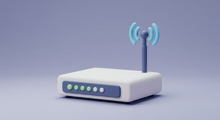 Wireless Router Illustration