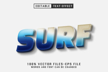 Surf 3d Text - Editable Text Effect