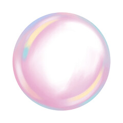 pink crystal ball Bubble Icon