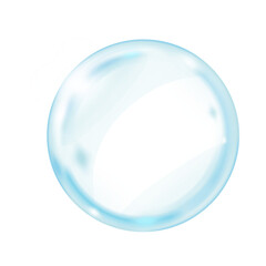 transparent glass sphere Bubble Icon
