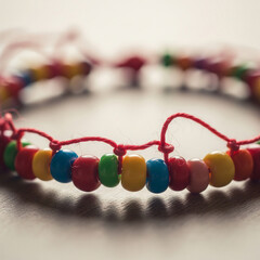 Pulsera de Cuentas Hecha a Mano