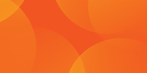 Minimal geometric background. Orange elements with fluid gradient. Dynamic shapes composition. Eps10 vector