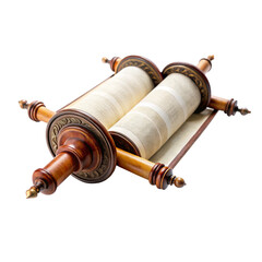 Beautiful torah with white background