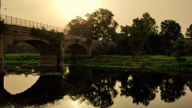 mandakini river bridge chitrakut | bridge over the river | mandakini