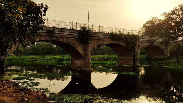 mandakini river bridge chitrakut | bridge over the river | mandakini