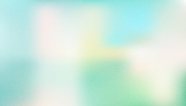 Grain aqua marine gradient background with soft blurred effect, featuring sky blue and green tones. Perfect for modern design, digital art, and branding. Stock vector illustration in grain gradient