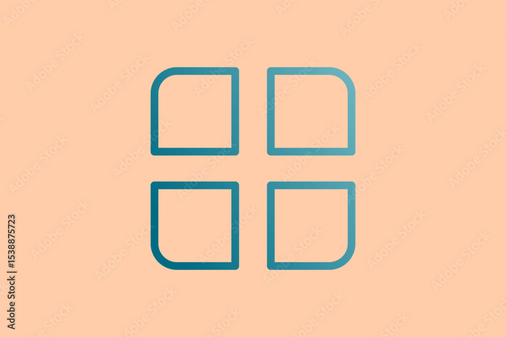 Poster menu icon. icon related to ui elements. suitable for web site, app, user interfaces,element, printab
