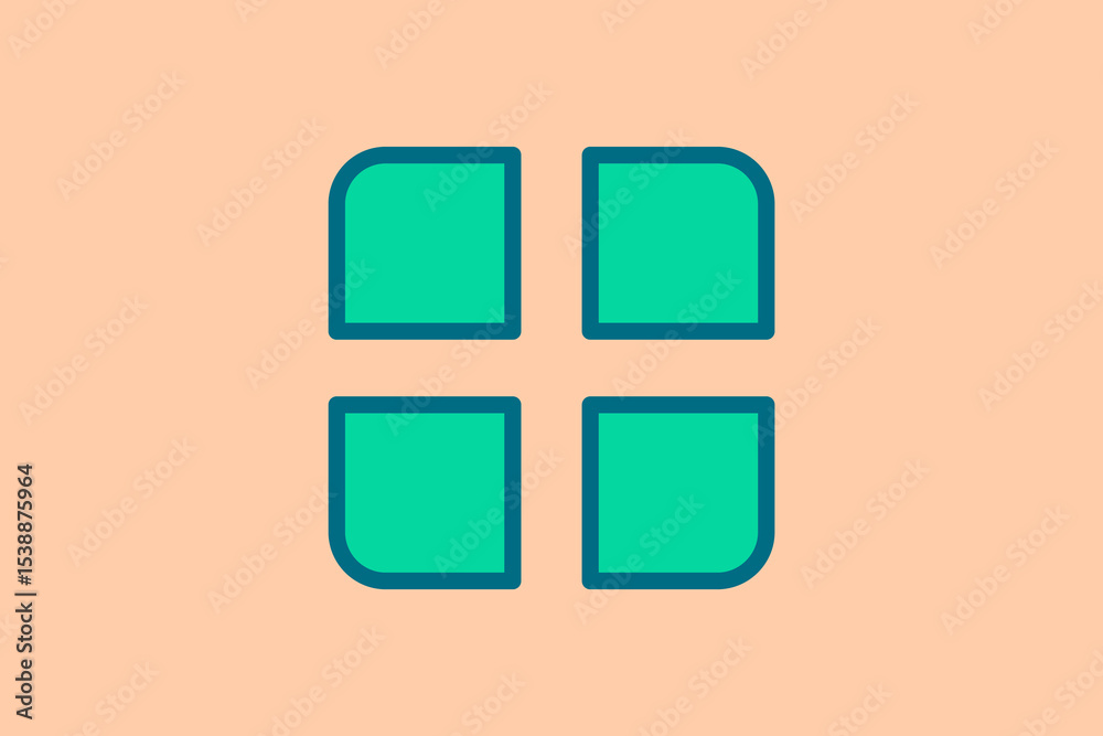 Poster menu icon. icon related to ui elements. suitable for web site, app, user interfaces,element, printab